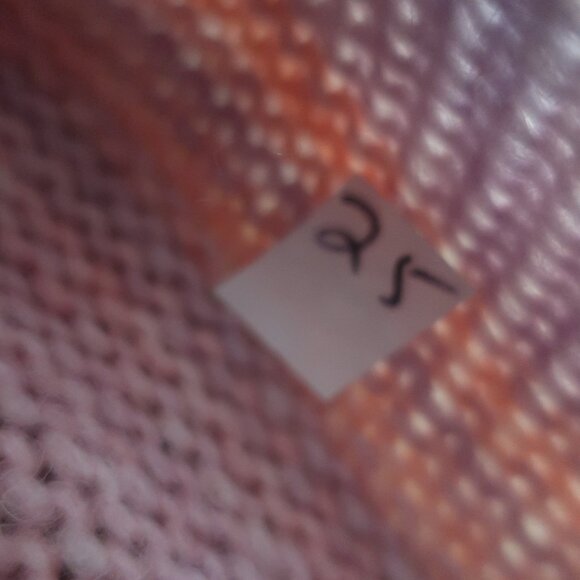 Womens Shag Boutique Multicolor Ombre Belted Cardigan Sweater O/S - Picture 7 of 7